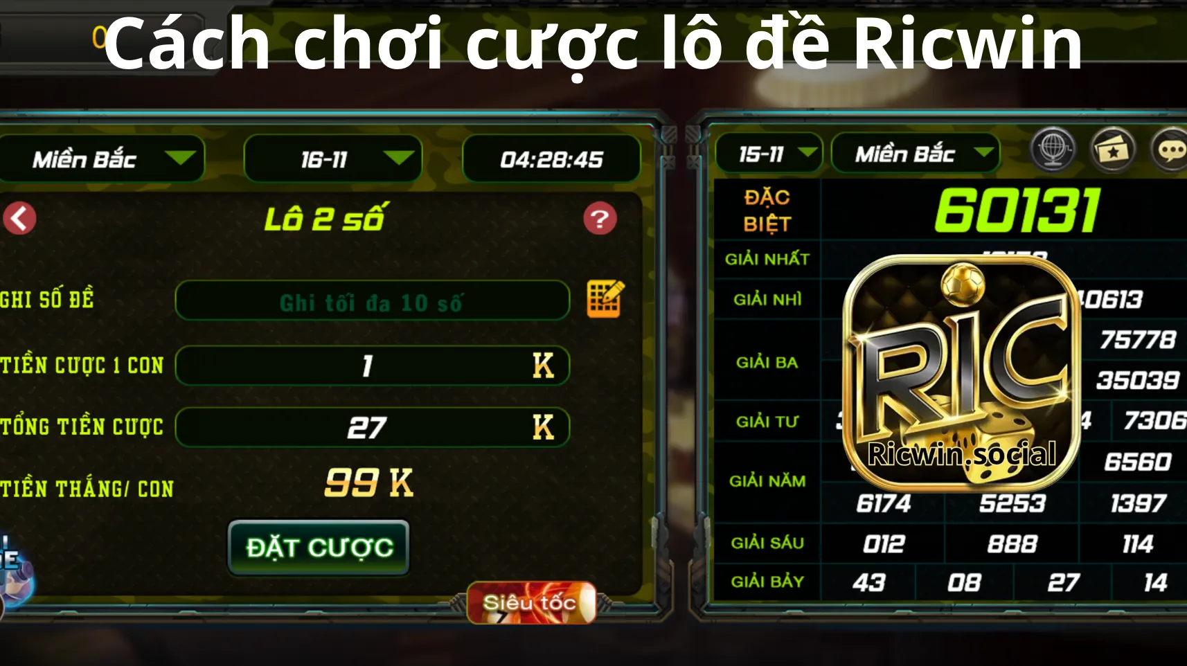 Các hình thức đặt cược tại Lô Đề Ricwin Các hình thức đặt cược tại Lô Đề Ricwin
