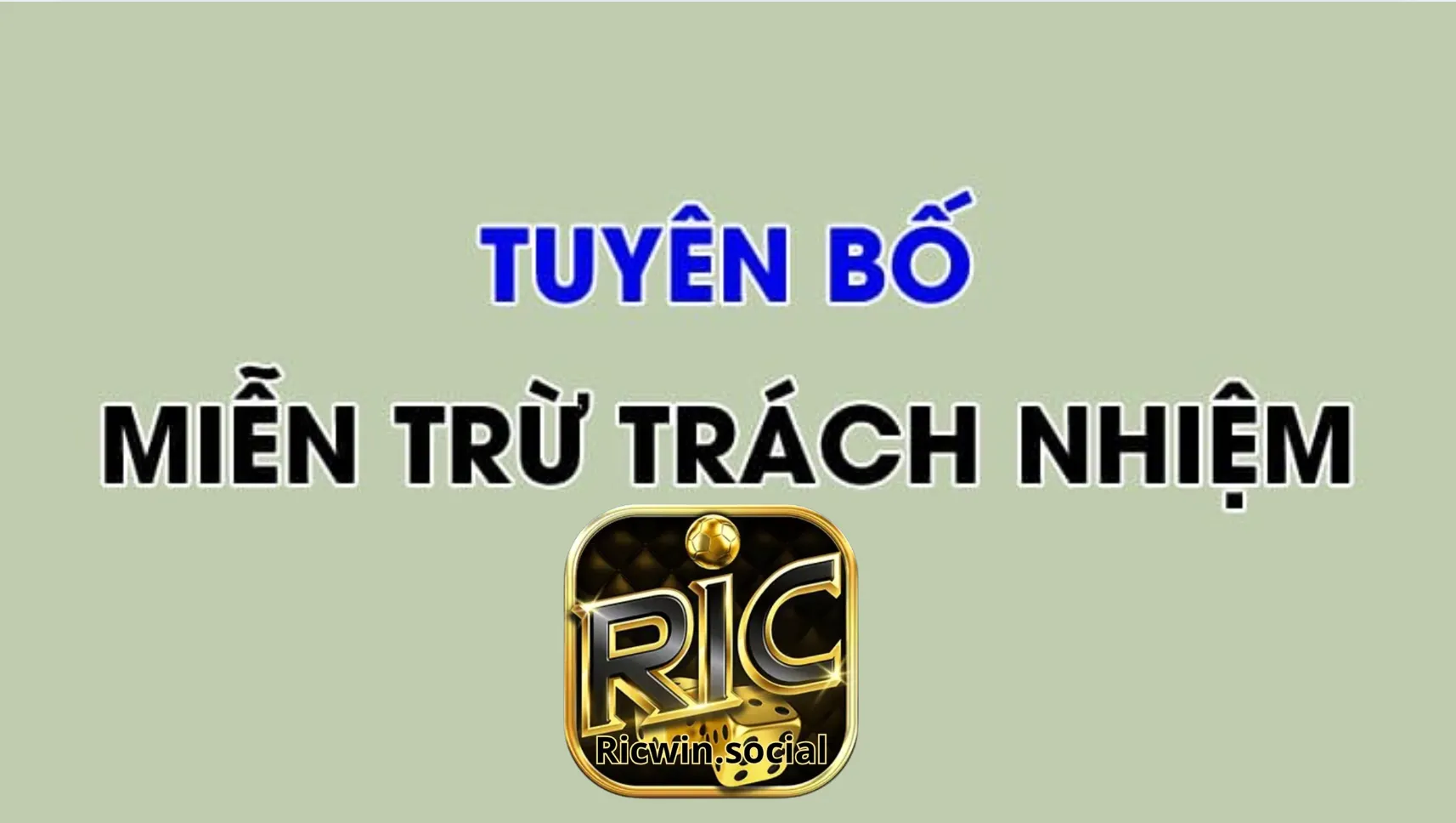 Các quy định về miễn trừ tại cổng game Ricwin Các quy định về miễn trừ tại cổng game Ricwin